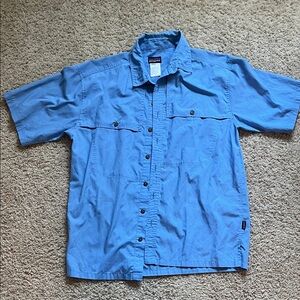 Patagonia Light Blue Button-Up Shirt